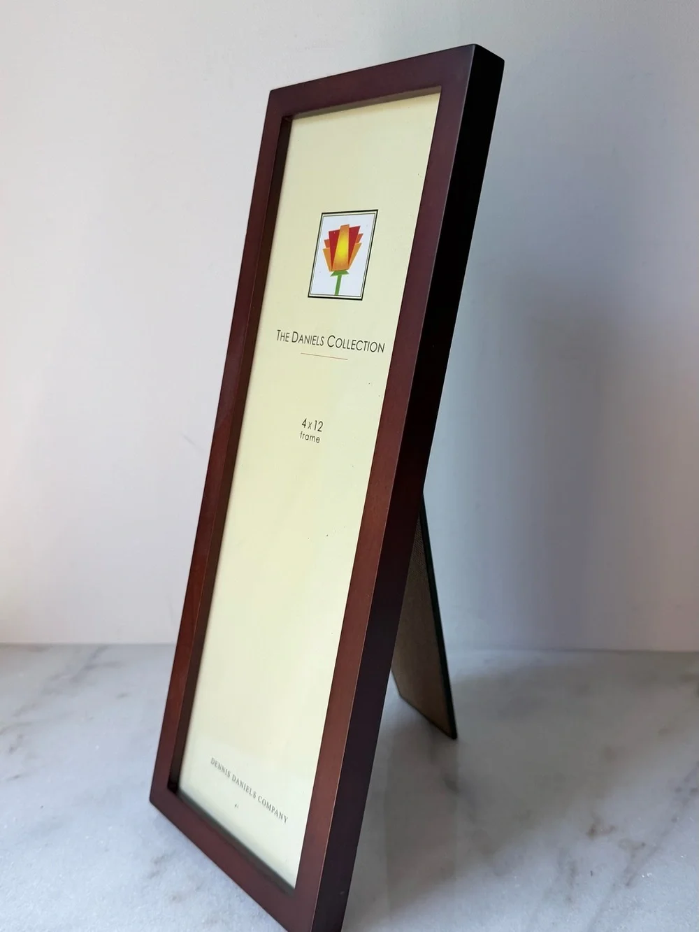 Unique Brown Wood Picture Frame - 4x12